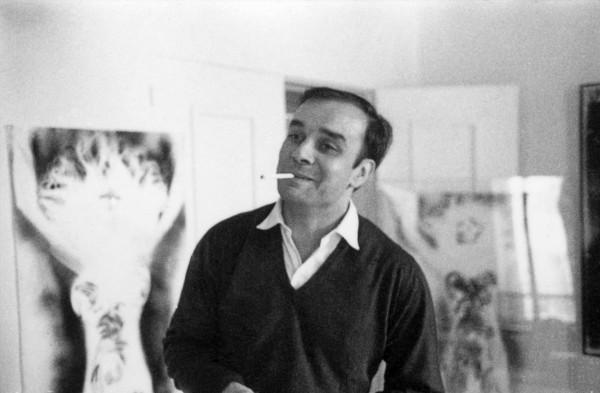 Yves Klein in his studio (ANT SU 2)