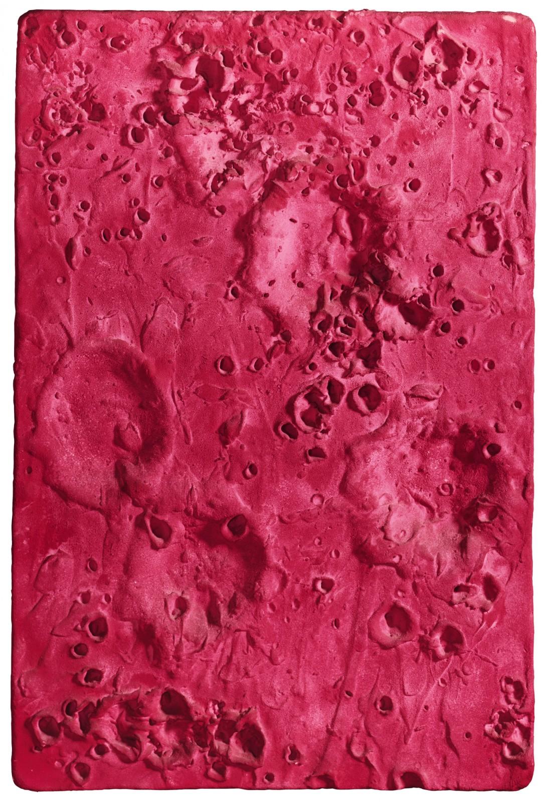 Relief Planétaire rose "Lune I"