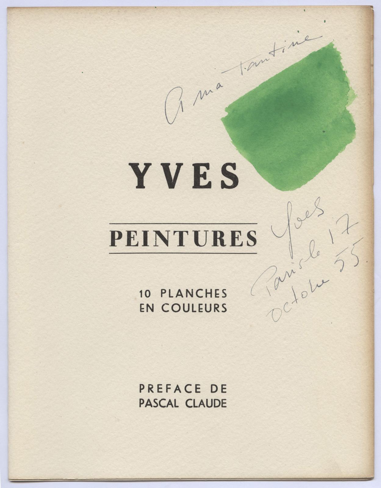 Yves Peintures [Yves Paintings]