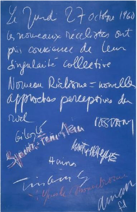 Constitutive Declaration of New Realism