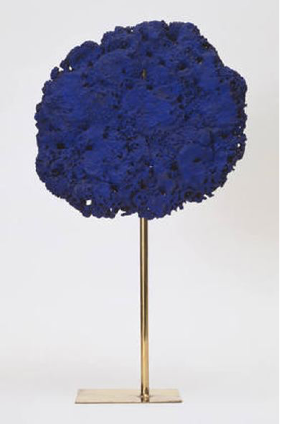 Untitled Blue Sponge Sculpture