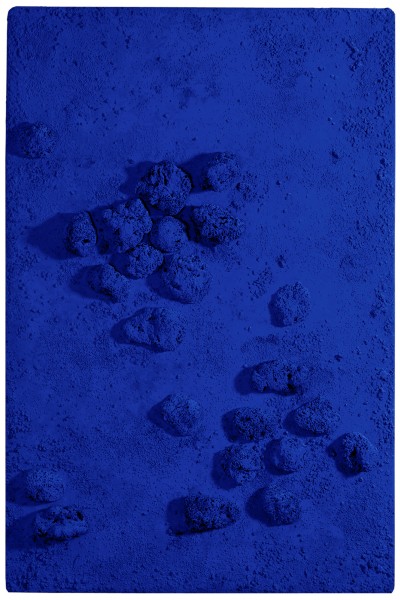 Untitled Blue Sponge Relief