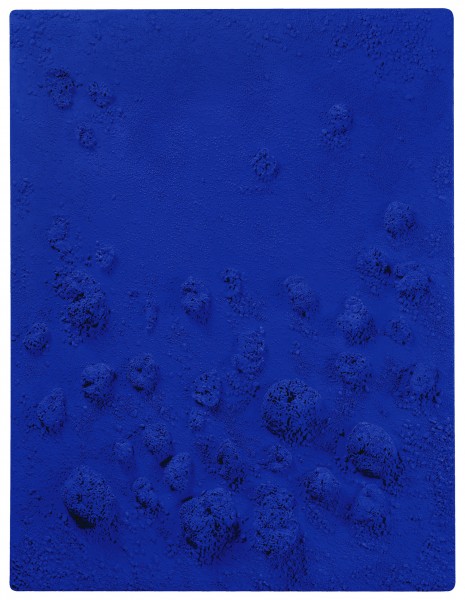 Untitled Blue Sponge Relief