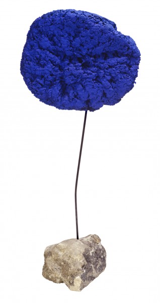 Untitled Blue Sponge Sculpture