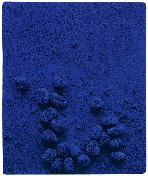 Untitled Blue Sponge Relief