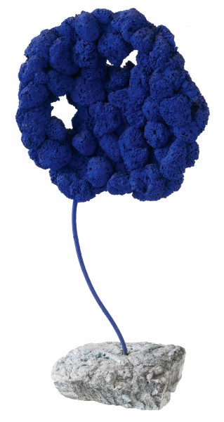 Untitled Blue Sponge Sculpture