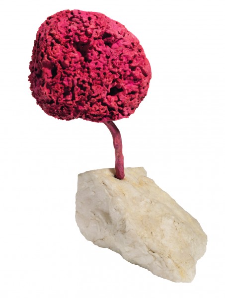 Untitled Pink Sponge Sculpture