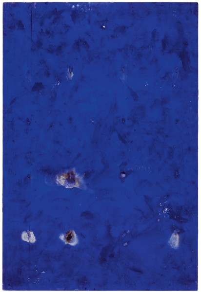 Tableau de Feu bleu d'une minute [One Minute Blue Fire Painting]