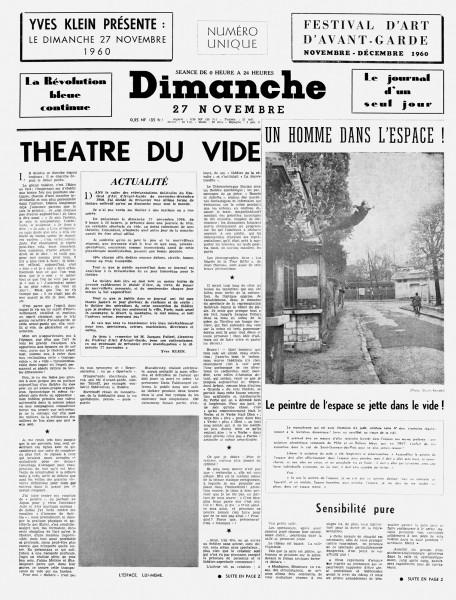 Dimanche 27 novembre 1960 "Le journal d'un seul jour"