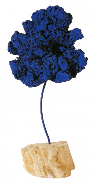 Untitled Blue Sponge Sculpture