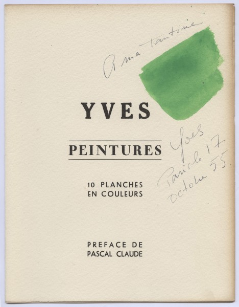 Yves Peintures [Yves Paintings]