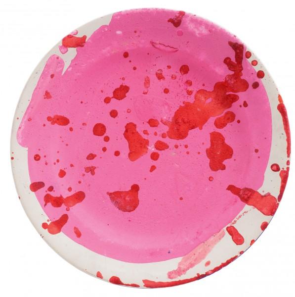 Untitled Pink, Red Plate