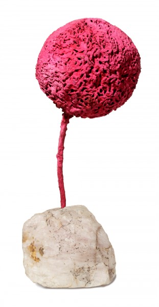 Untitled Pink Sponge Sculpture